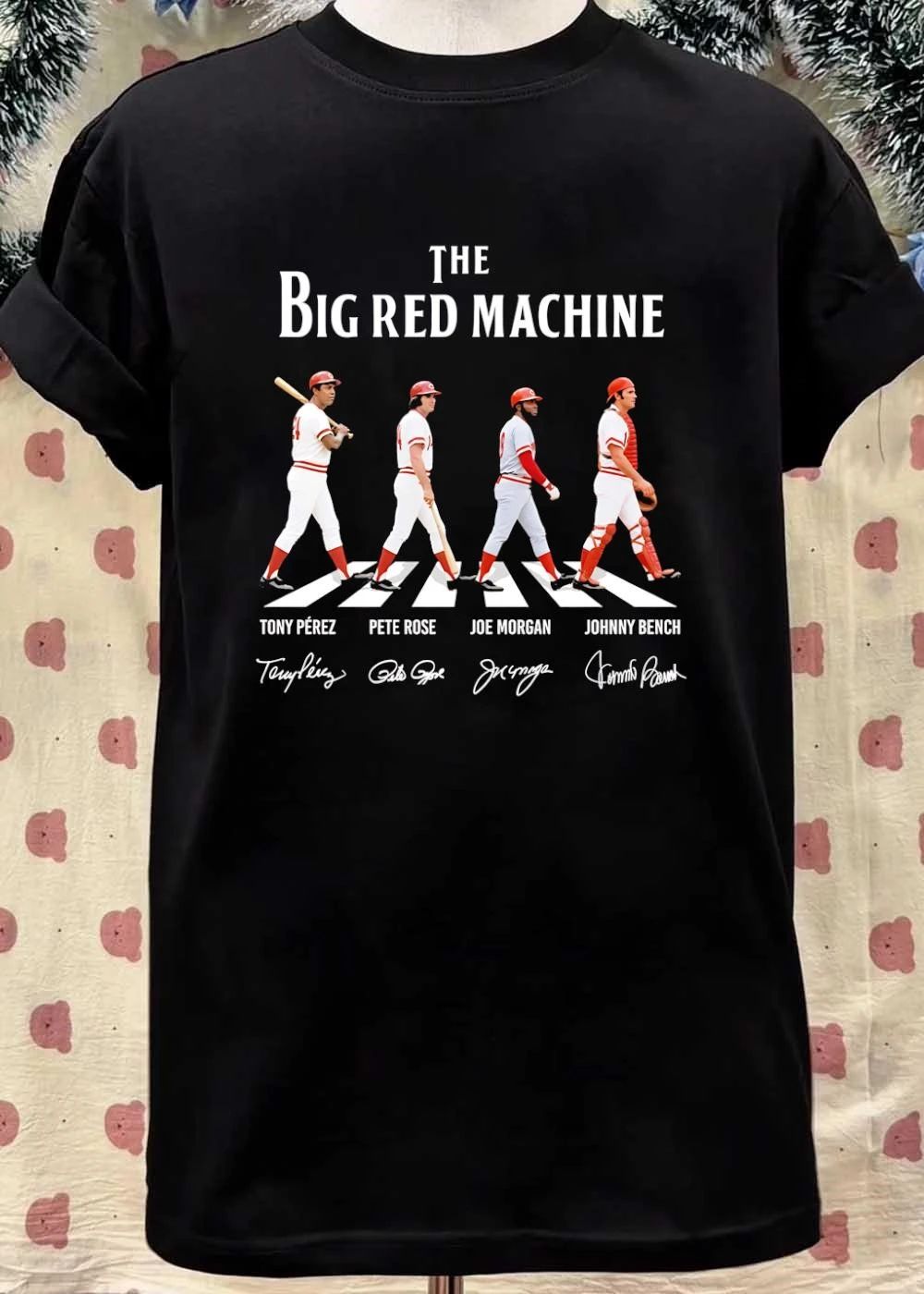Tony Pérez Pete Rose Joe Morgan Johnny Bench Walking The Big Red Machine Shirt