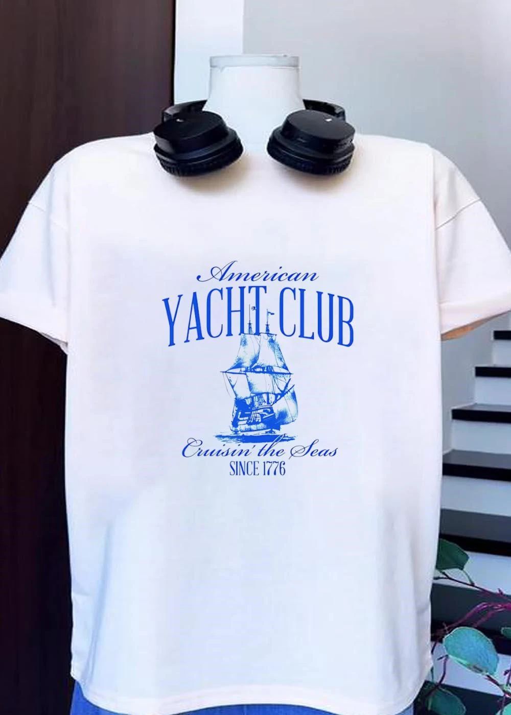 American Yacht Club Cruisin’ the Seas Since 1776 Sailing T-Shirt