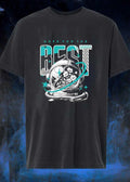Hope for the Best Astronaut Flowers Graphic T-Shirt