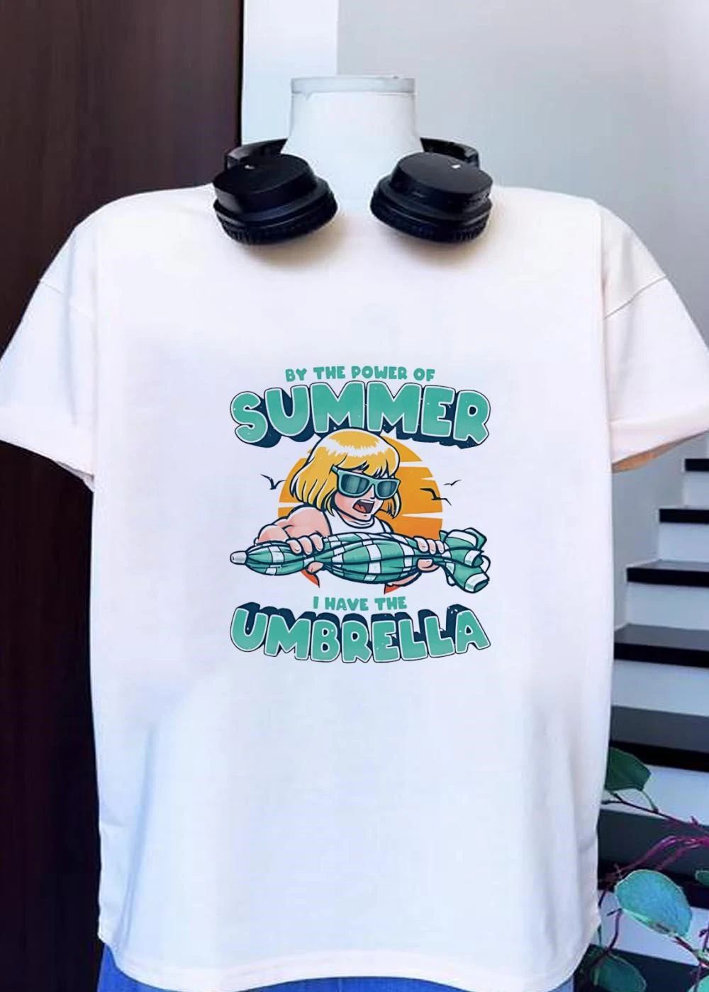 He-Man Masters of the Universe by the power of Summer I have the umbrella shirt