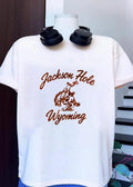 Jackson Hole Wyoming Cowboy Riding Horse shirt