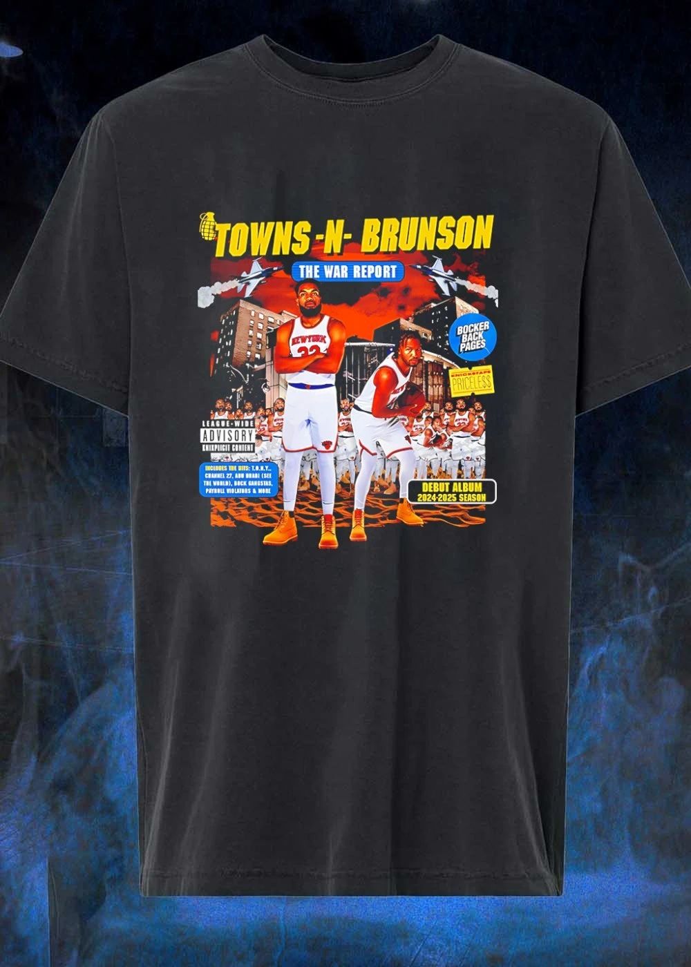Towns-N-Brunson The War Report Knicks T-Shirt