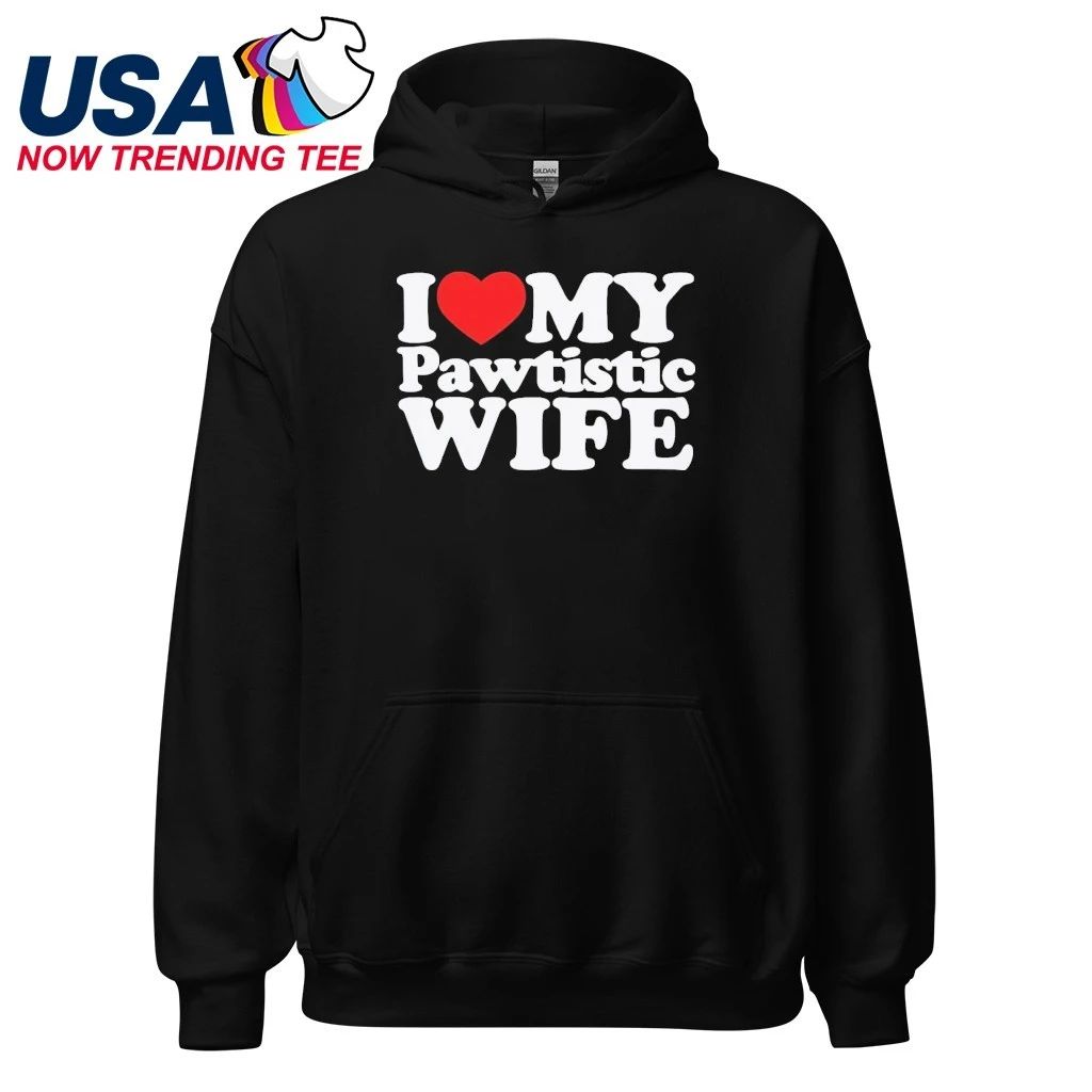 I Heart My Pawtistic Wife Shirt
