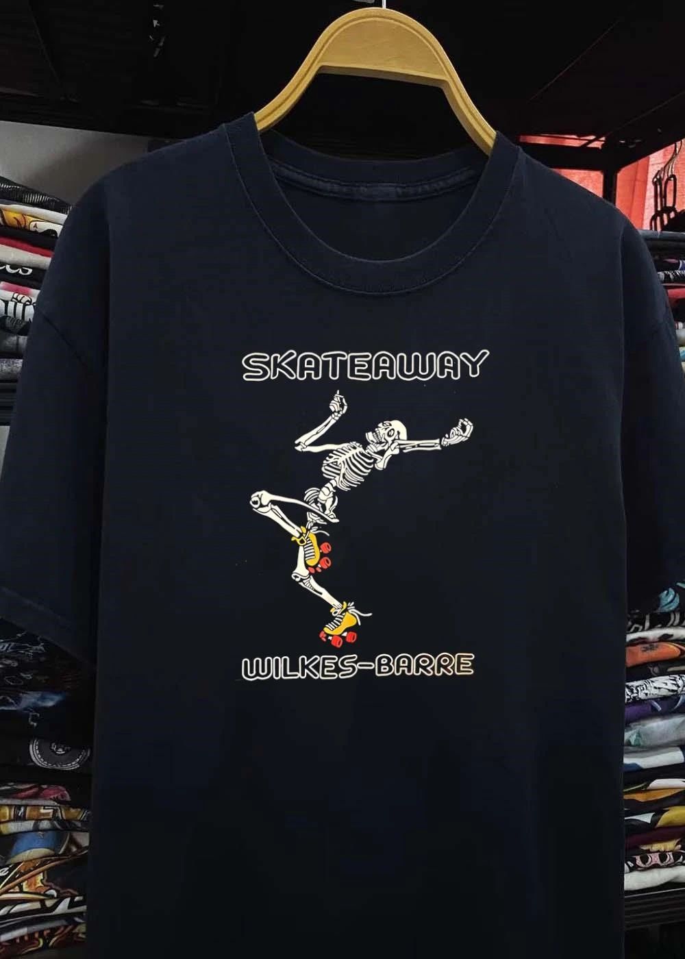 Skeleton roller skating Skateaway Wilkes Barre SKATEAWAY WILKES BARRE shirt