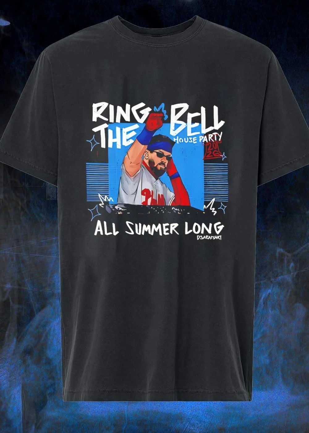 Ring The Bell Phillies 2020 House Party All Summer Long DJ Shirt