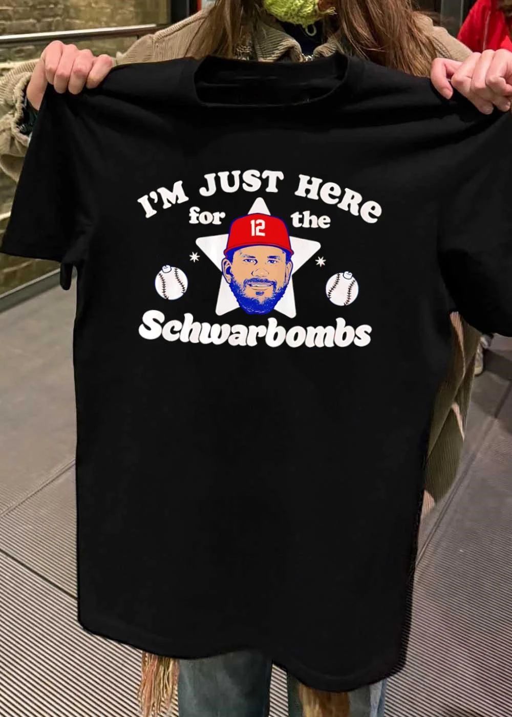 MLB Players Association Kyle Schwarber I’m Just Here for the Schwarbombs shirt