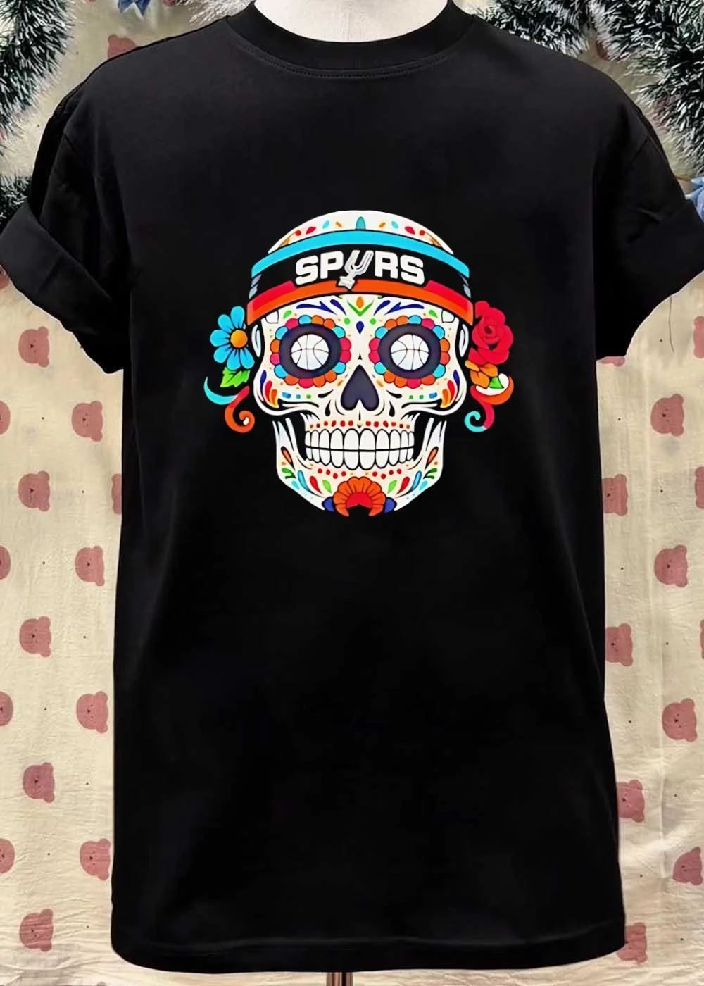 San Antonio Spurs Basketball Sugar Skull Day of the Dead shirt