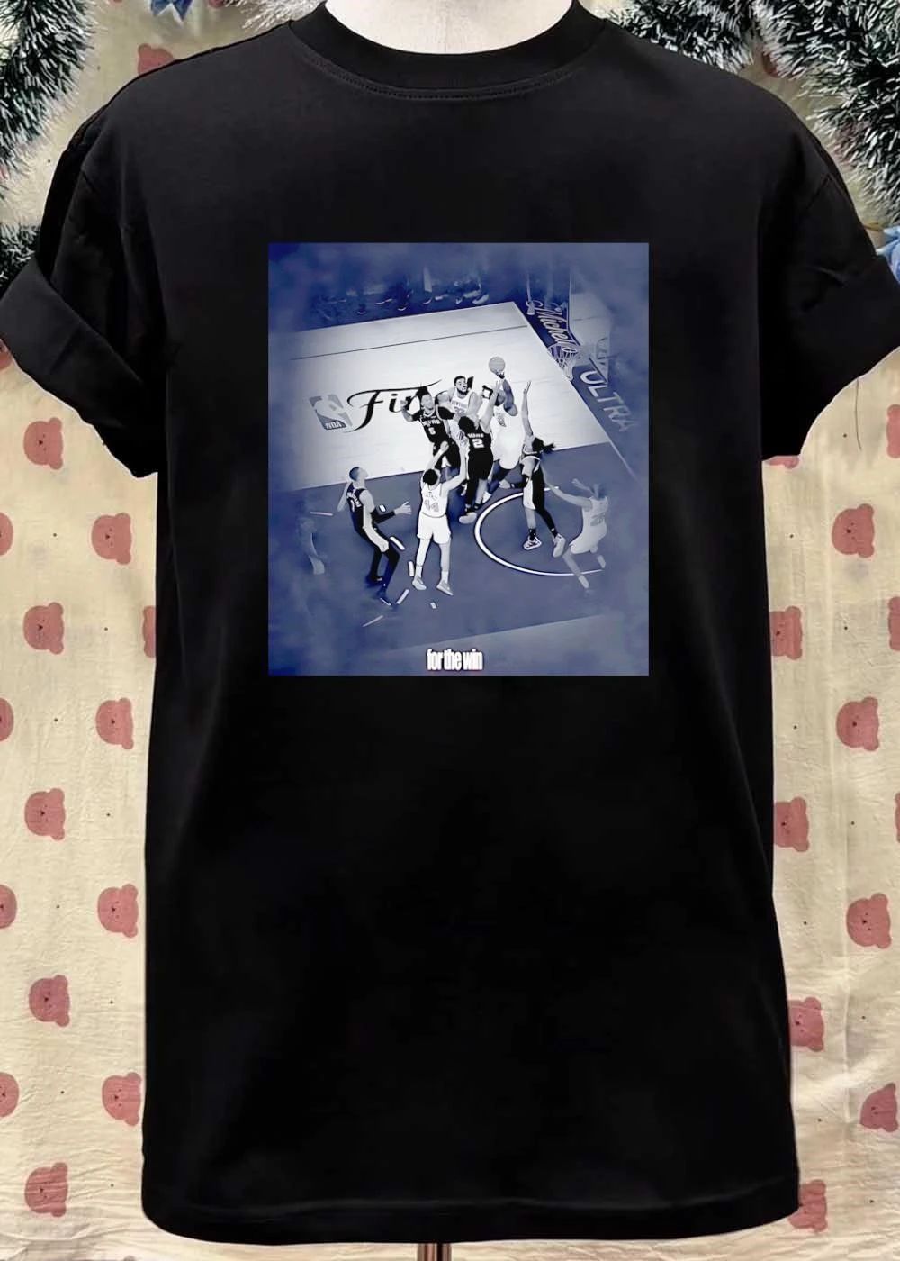 For The Win NBA Finals Basketball Game Players Action T-Shirt