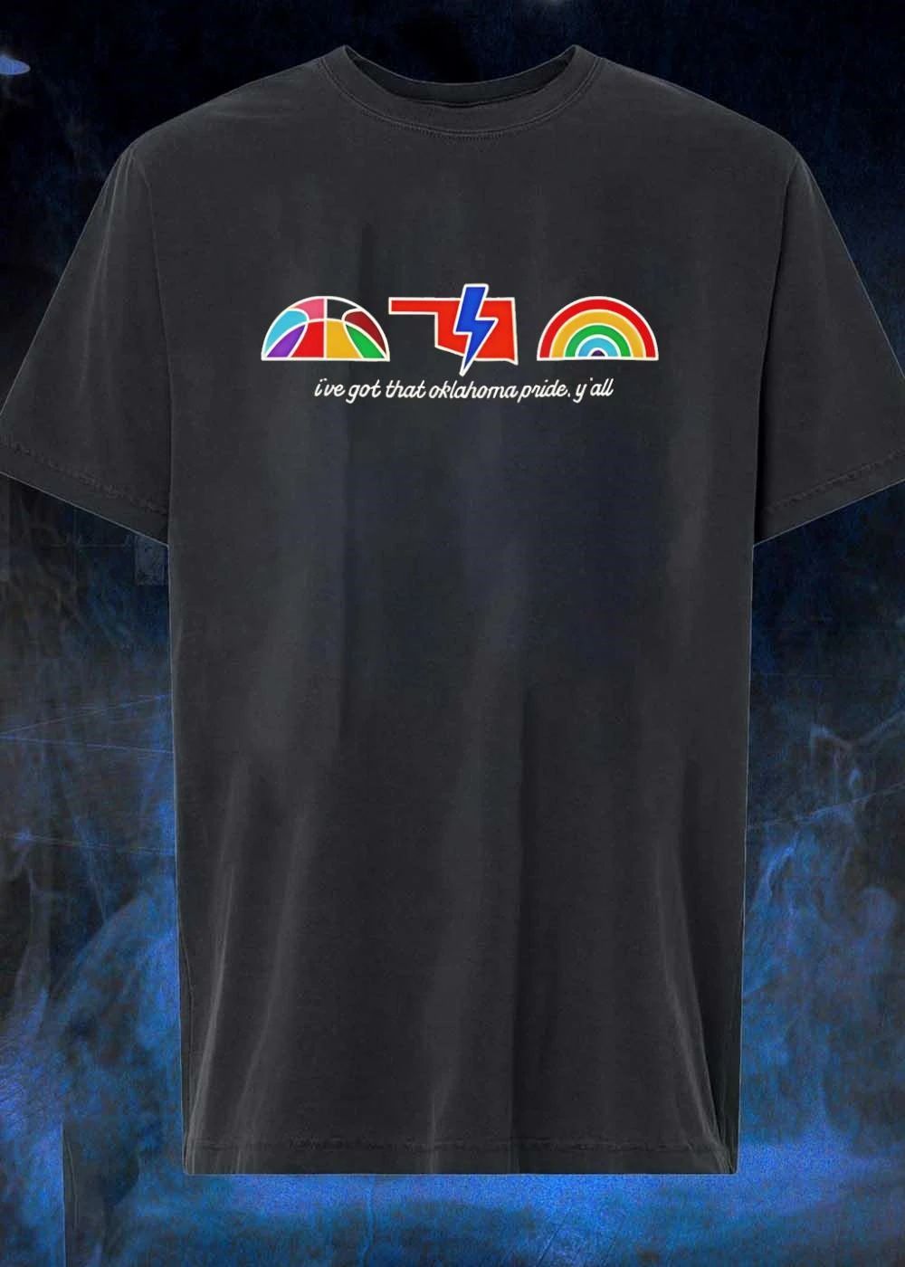 Oklahoma Pride Basketball Thunder Rainbow I’ve Got That Oklahoma Pride Y’all T-Shirt
