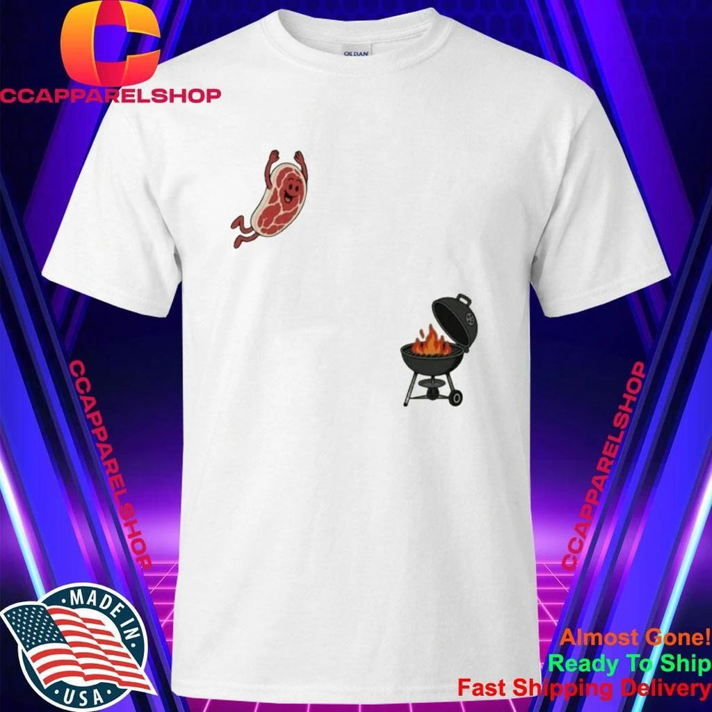 BBQ Jumping Steak Funny 2026 Shirt
