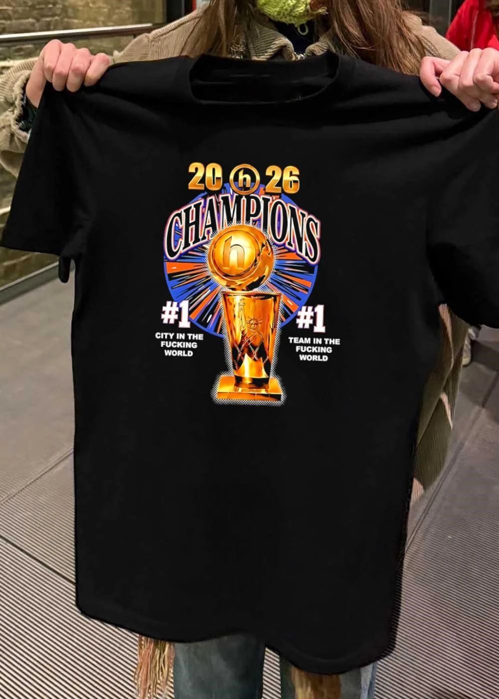 2026 Champions #1 City in the Fucking World Team T-Shirt