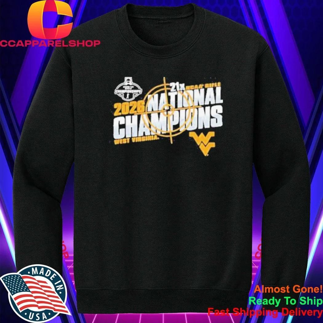 West Virginia 2026 NCAA Rifle National Champs Shirt