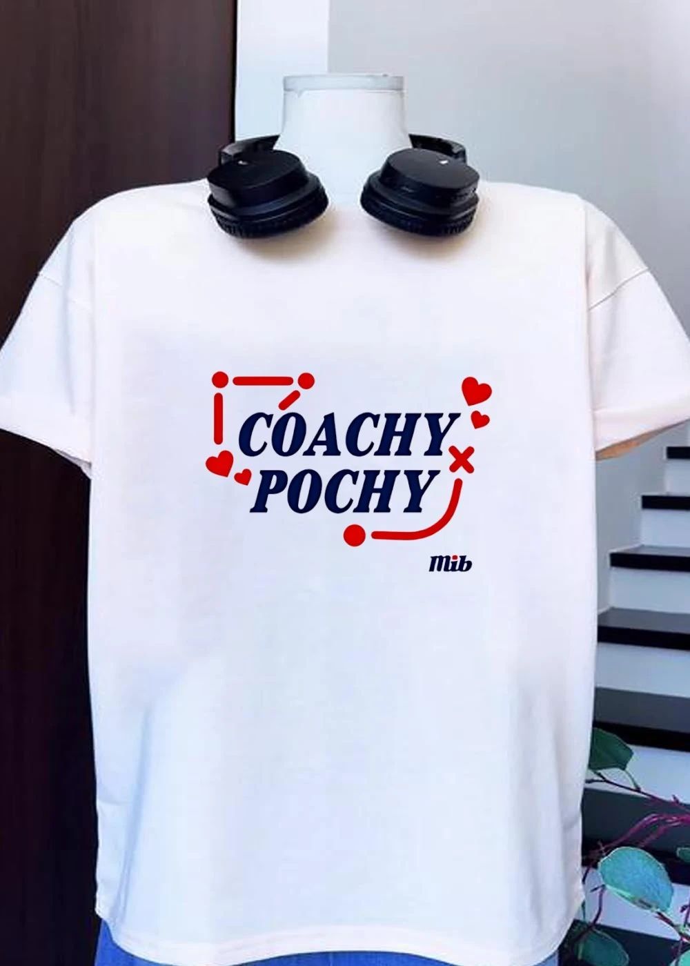 Coachy Pochy heart pattern Mib shirt