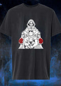 Grim Reaper Skeleton Couple Love Unicorn Roses Till Death Do Us Part 2026 Shirt