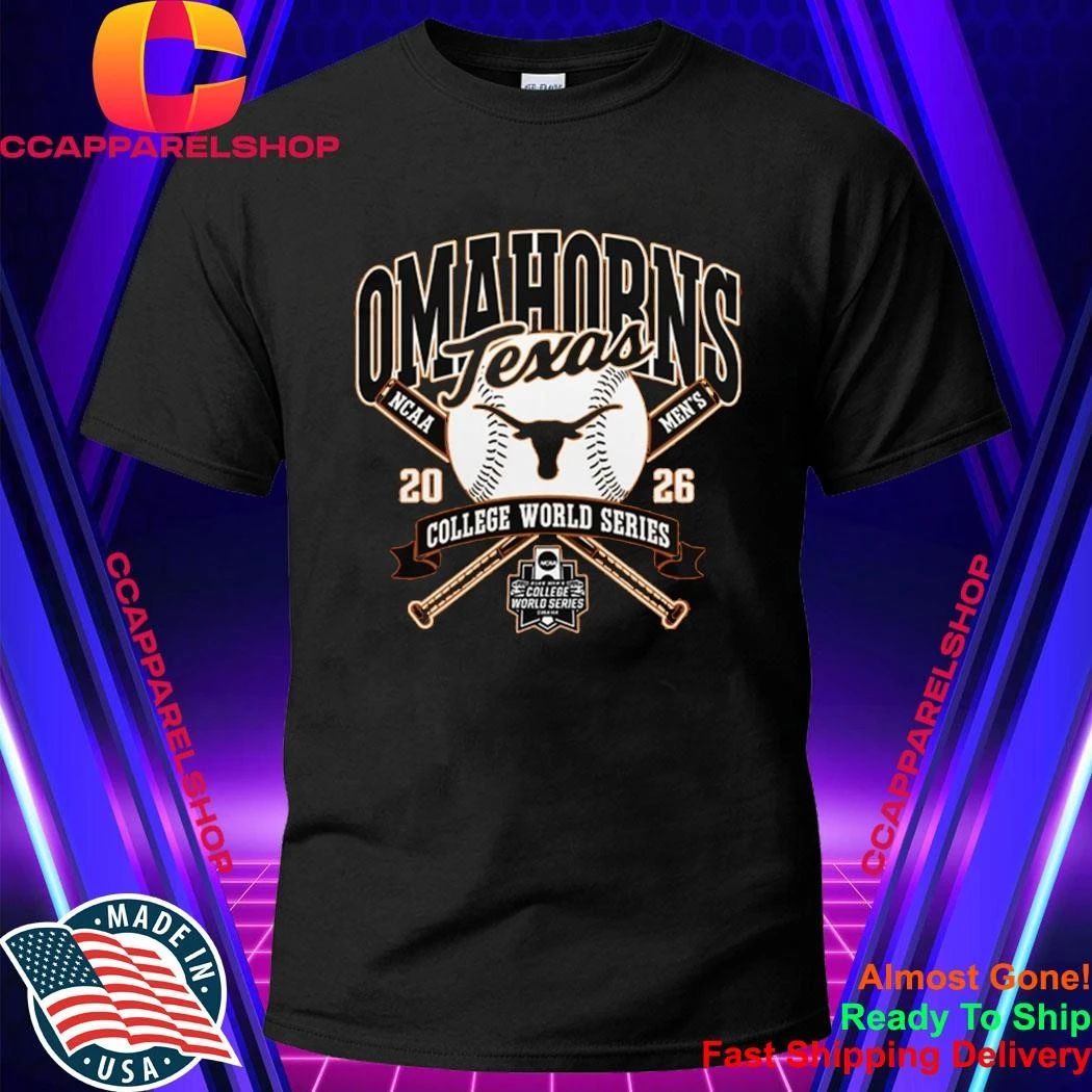 Texas Longhorns 2026 Baseball College World Series Omahorns Shirt