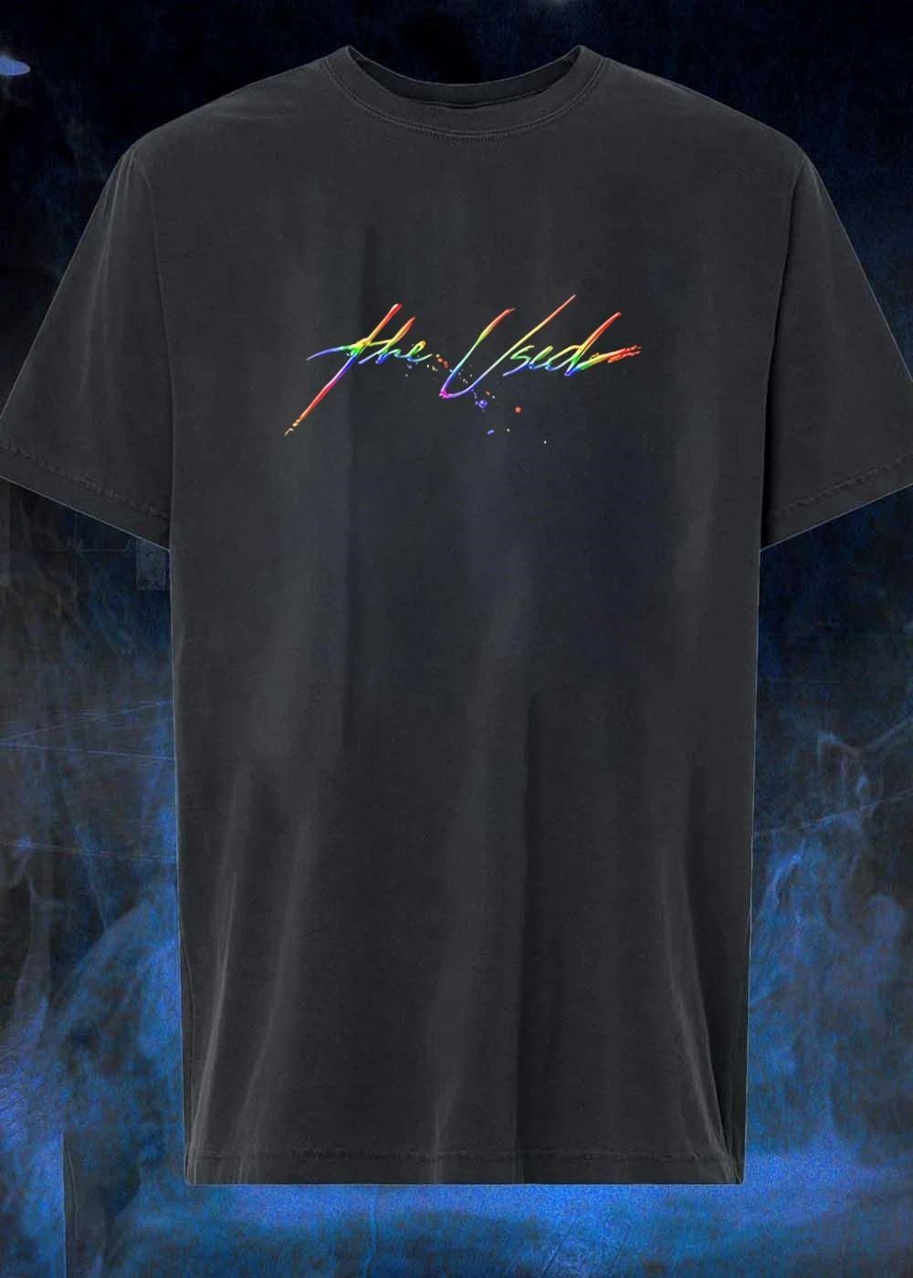 Rainbow The Used Logo Music Band T-Shirt