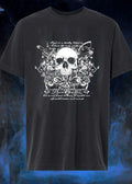 Ager Is A Deadly Toxin In Which The Body Flows Skull Axe T-Shirt