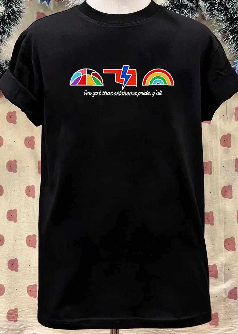 Oklahoma Pride Basketball Thunder Rainbow I’ve Got That Oklahoma Pride Y’all T-Shirt