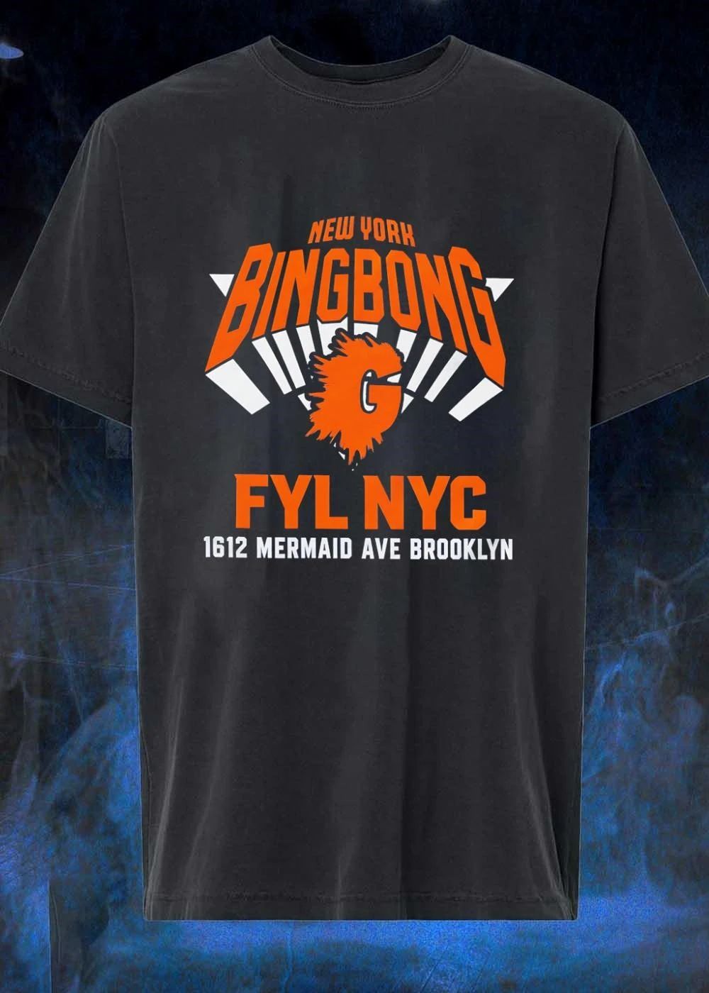 1612 Mermaid Ave Brooklyn New York Bingbong Fyl NYC T-Shirt