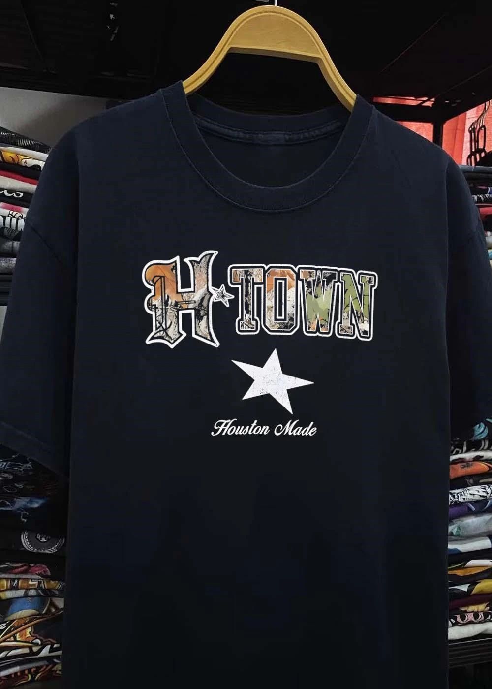 Houston Made H Town Star Camo shirt