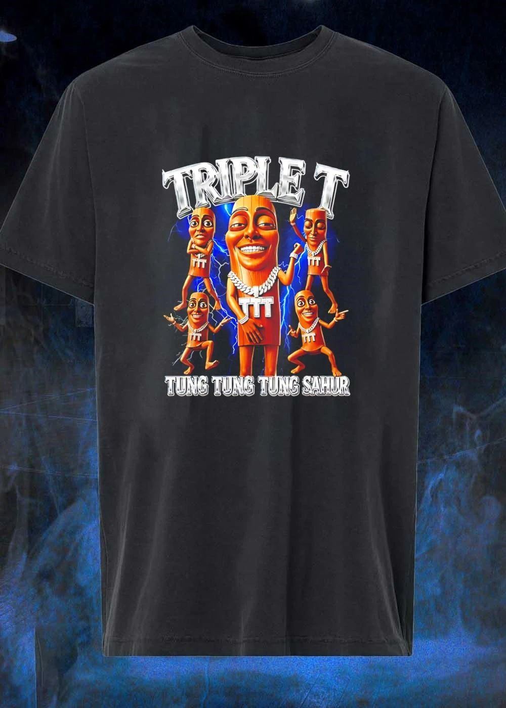 Triple T Tung Tung Tung Sahur Wooden Character shirt
