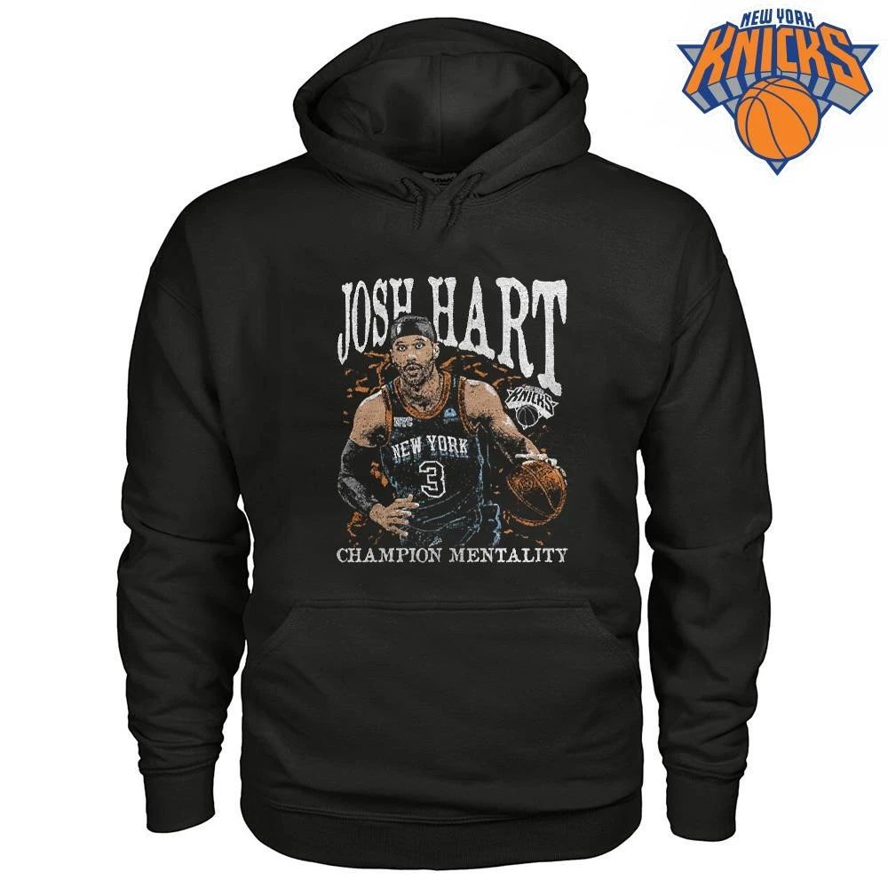 Josh Hart Champion Mentality New York Knicks Vintage Basketball Graphic Shirt