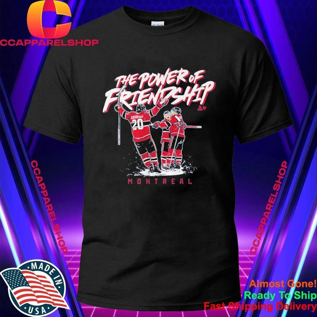 Cole Caufield, Nick Suzuki, & Juraj Slafkovsky The Power of Friendship Shirt