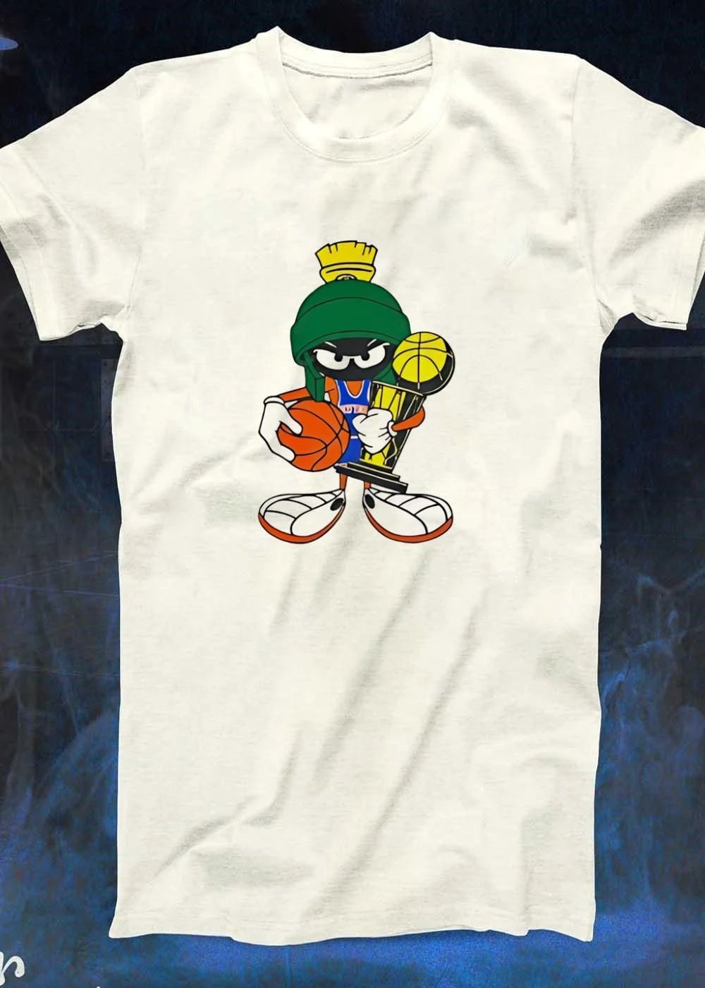 Marvin the Martian holding a basketball and trophy T-Shirt