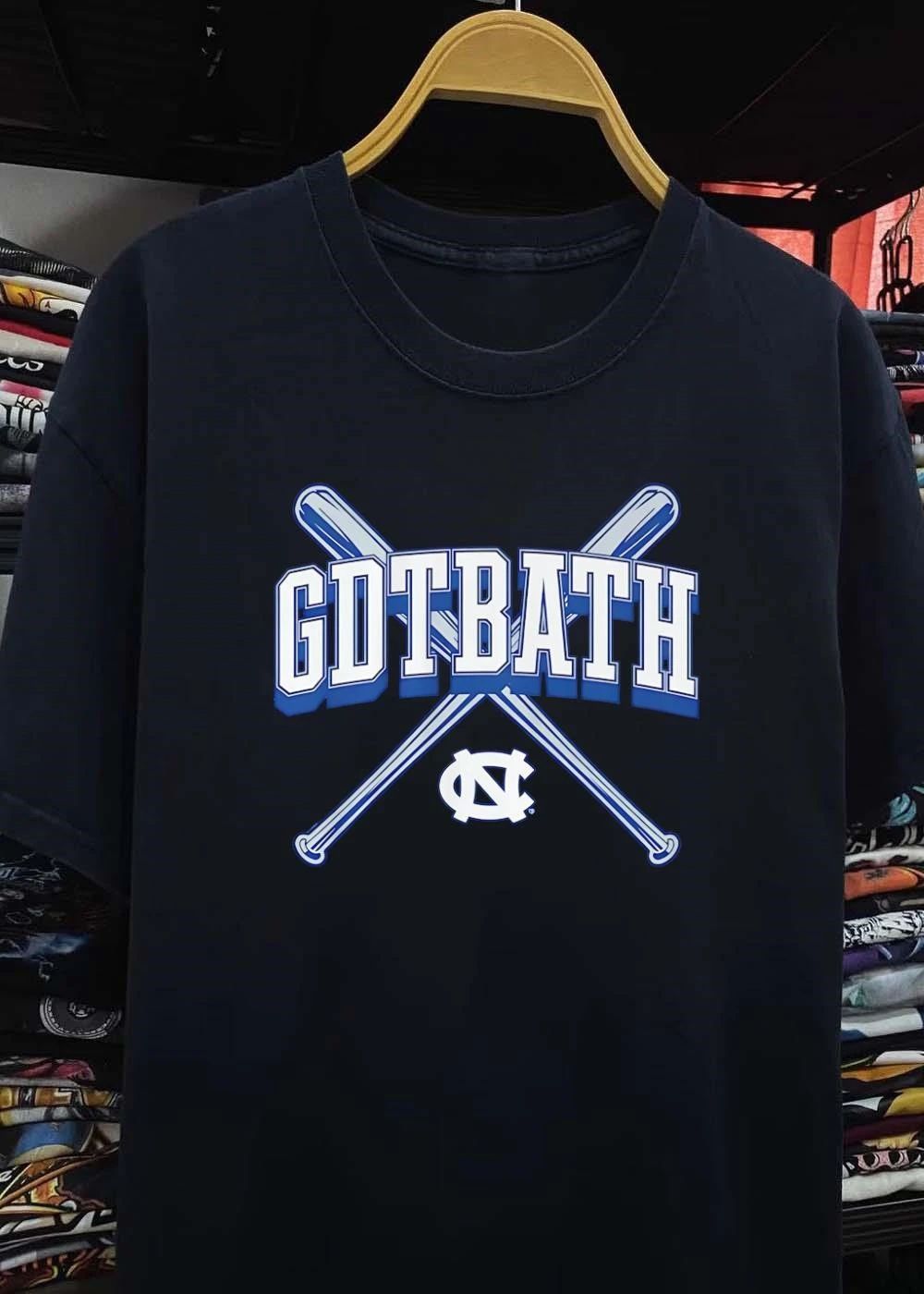 UNC Tar Heels GDTBATH Baseball T-Shirt