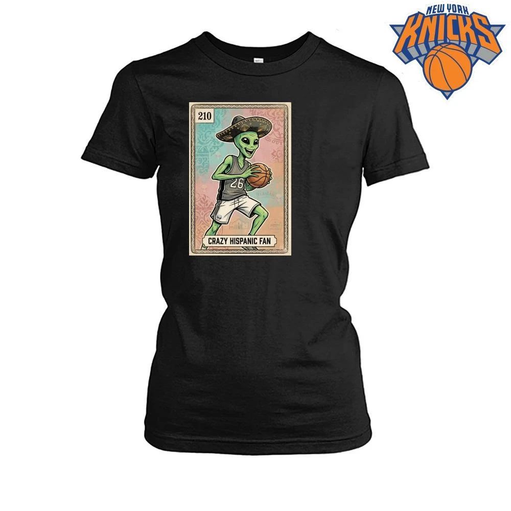 Green Alien Crazy Hispanic Fan San Antonio Basketball Jersey 26 Sombrero NBA Finals 2026 Shirt