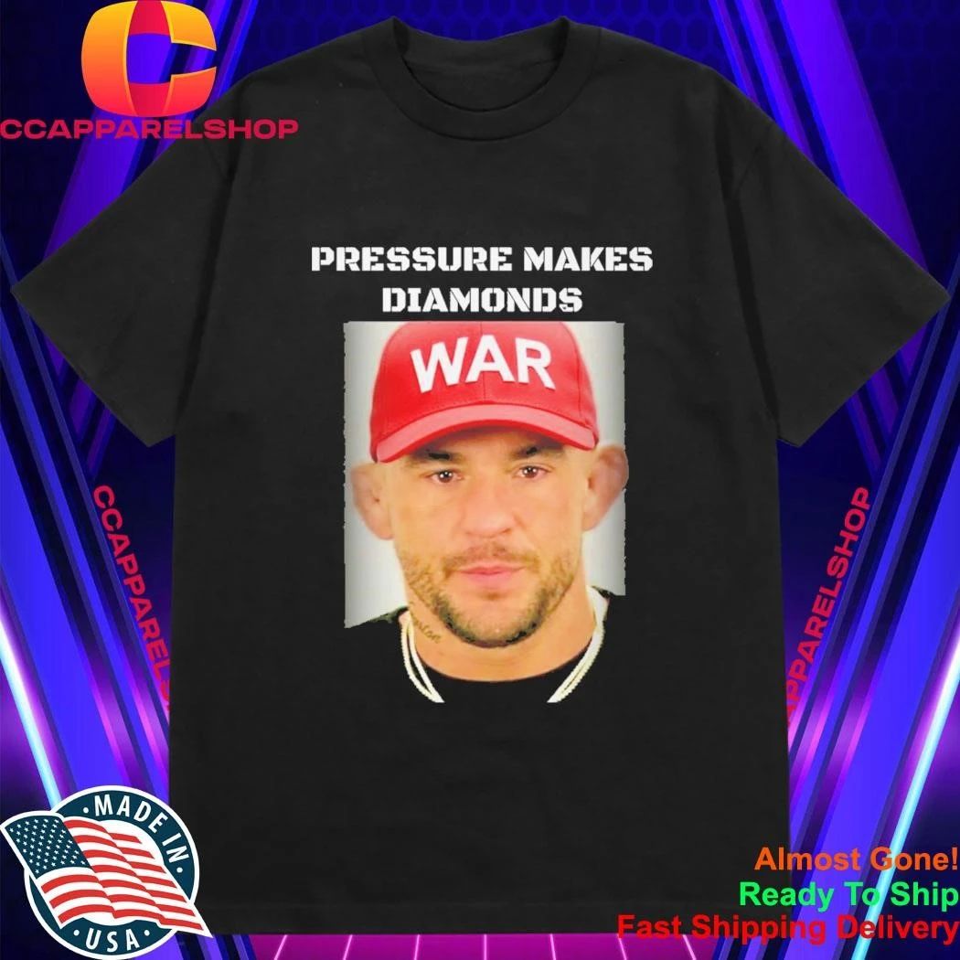 Dustin Poirier Mugshot Pressure Makes Diamonds Shirt