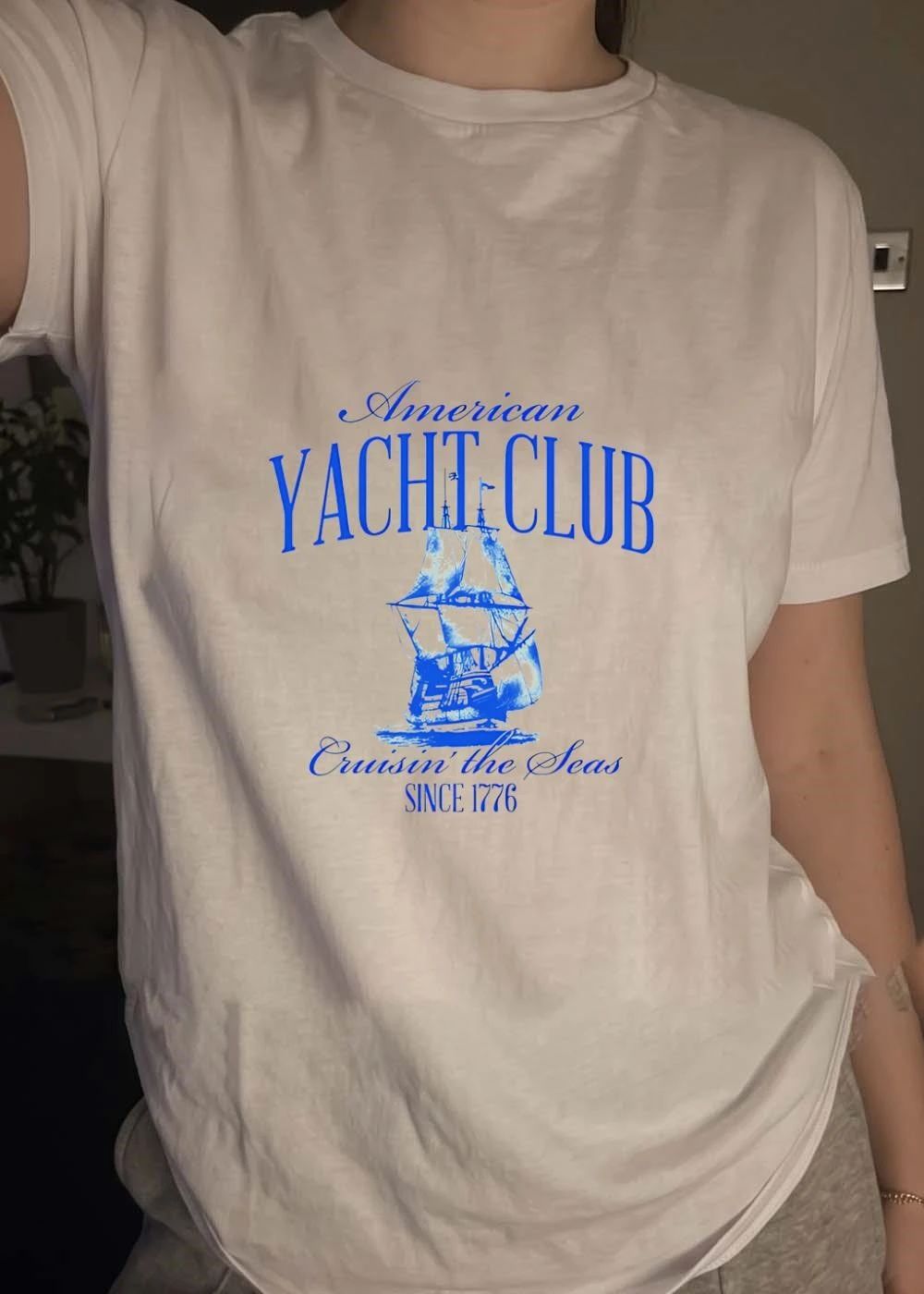 American Yacht Club Cruisin’ the Seas Since 1776 Sailing T-Shirt