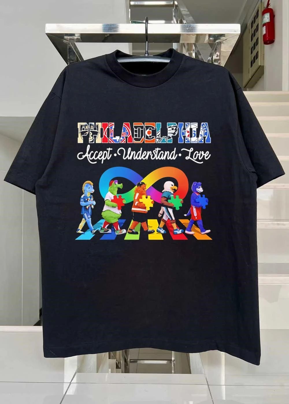 Accept Understand Love Philadelphia Mascots Shirt