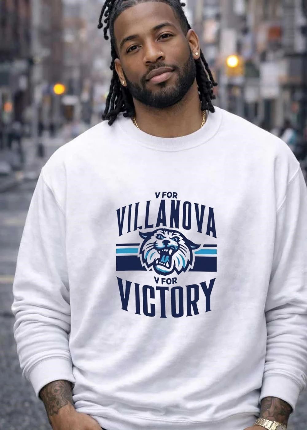 Villanova Wildcats V for victory shirt