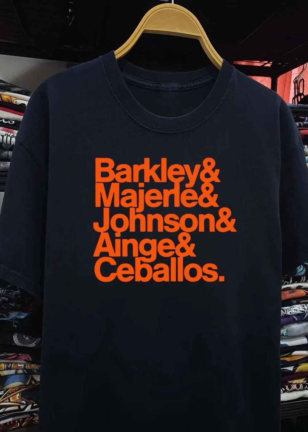 Phoenix Suns Roster List Barkley Majerle Johnson Ainge Ceballos T-Shirt