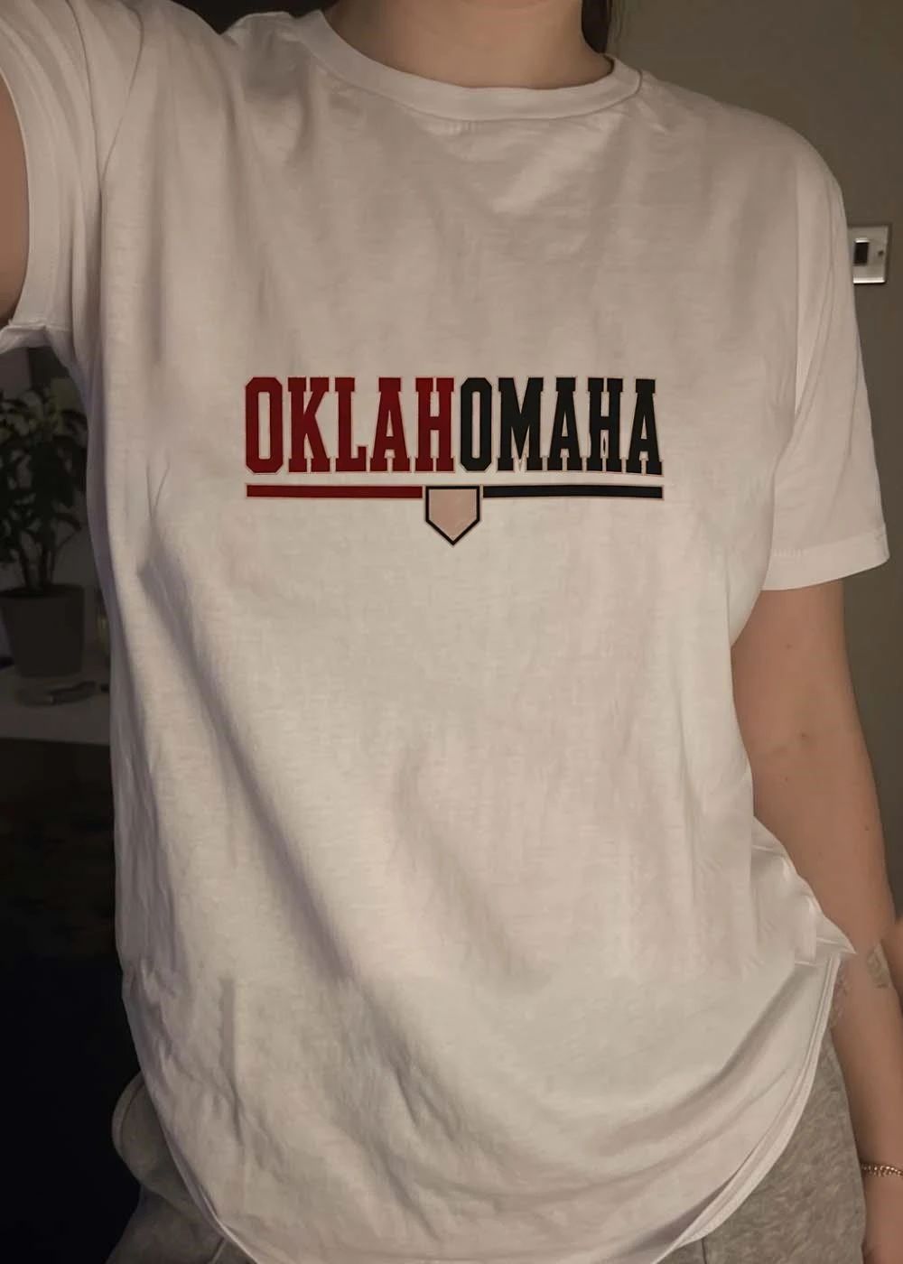 Oklahoma Sooners Apparel Oklahomaha Home Plate T-Shirt