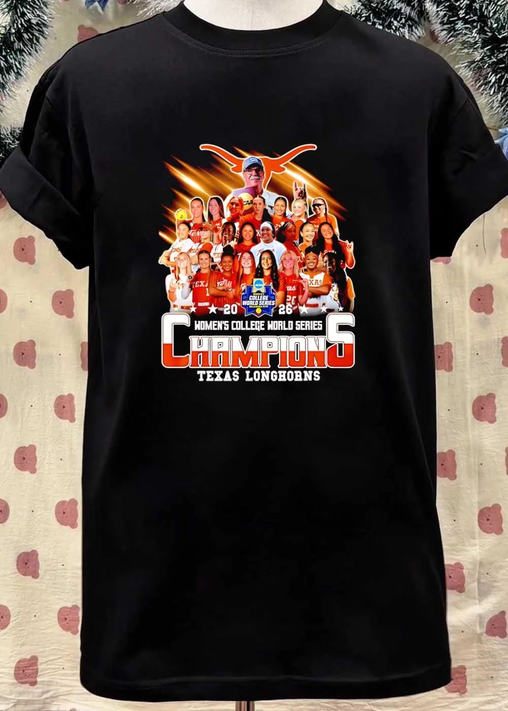Texas Longhorns Women’s College World Series 2026 Champions Softball shirt