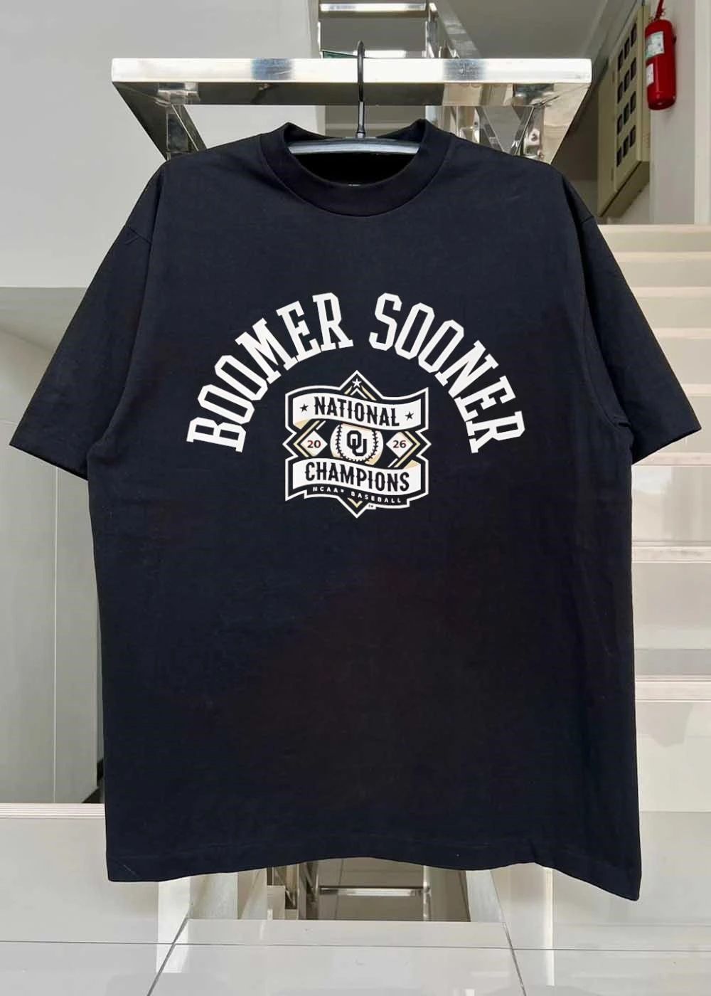 Oklahoma Sooners NCAA Baseball National Champions Boomer Sooner shirt