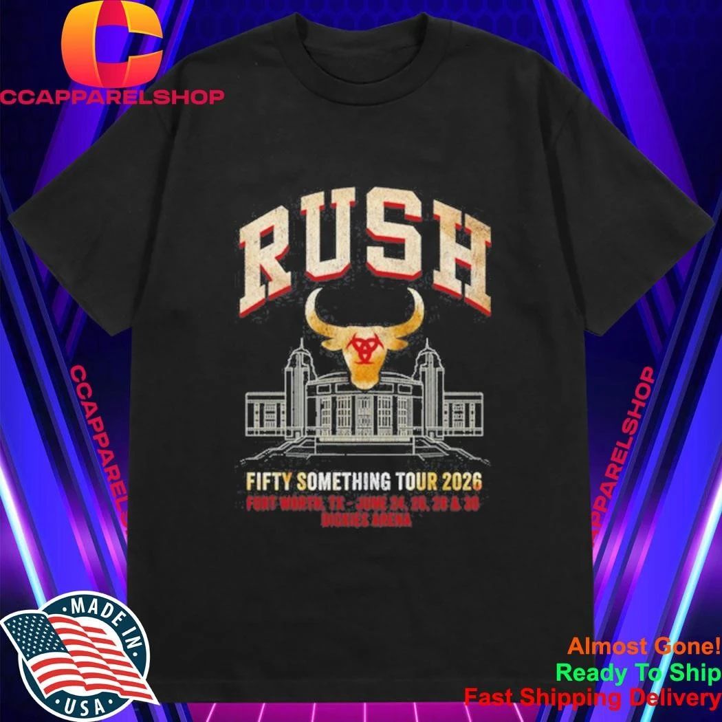 Rush Band Dallas, Fort Worth, Texas 2026 Shirt