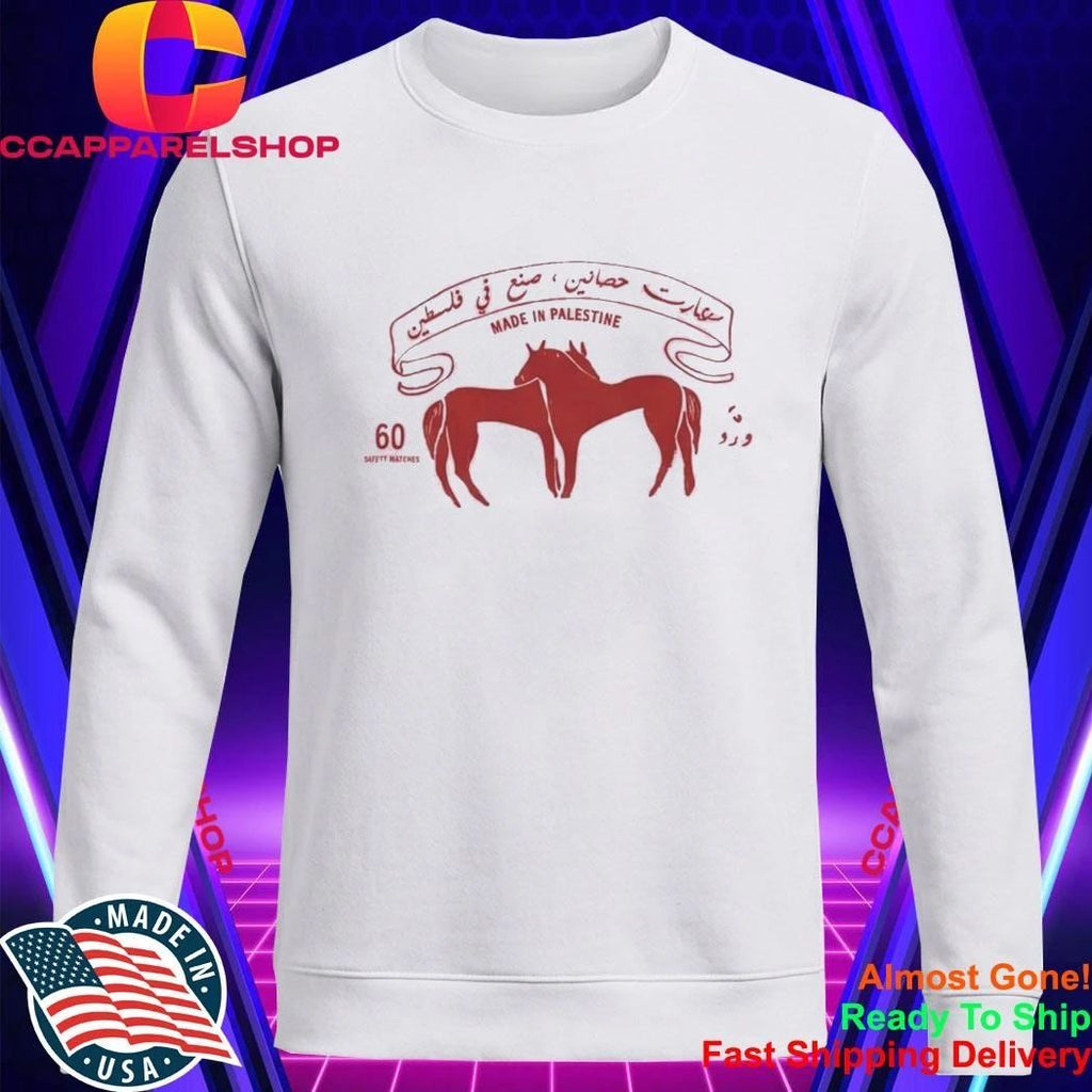 Made In Palestine Horse Graphic Shirt