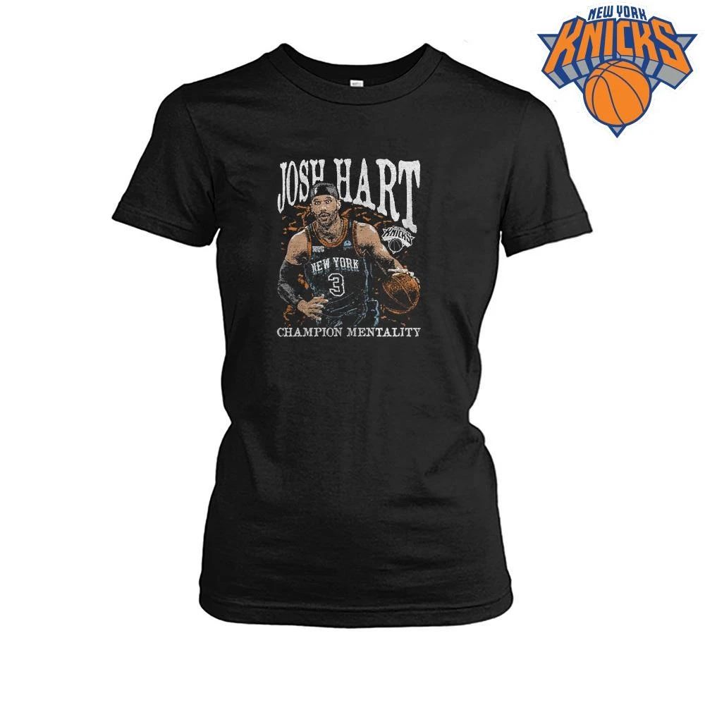 Josh Hart Champion Mentality New York Knicks Vintage Basketball Graphic Shirt