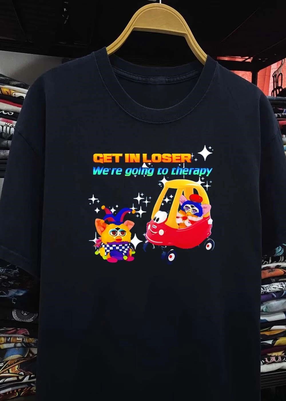 Funny Furby Toys Get in Loser We Are Going to Therapy Shirt