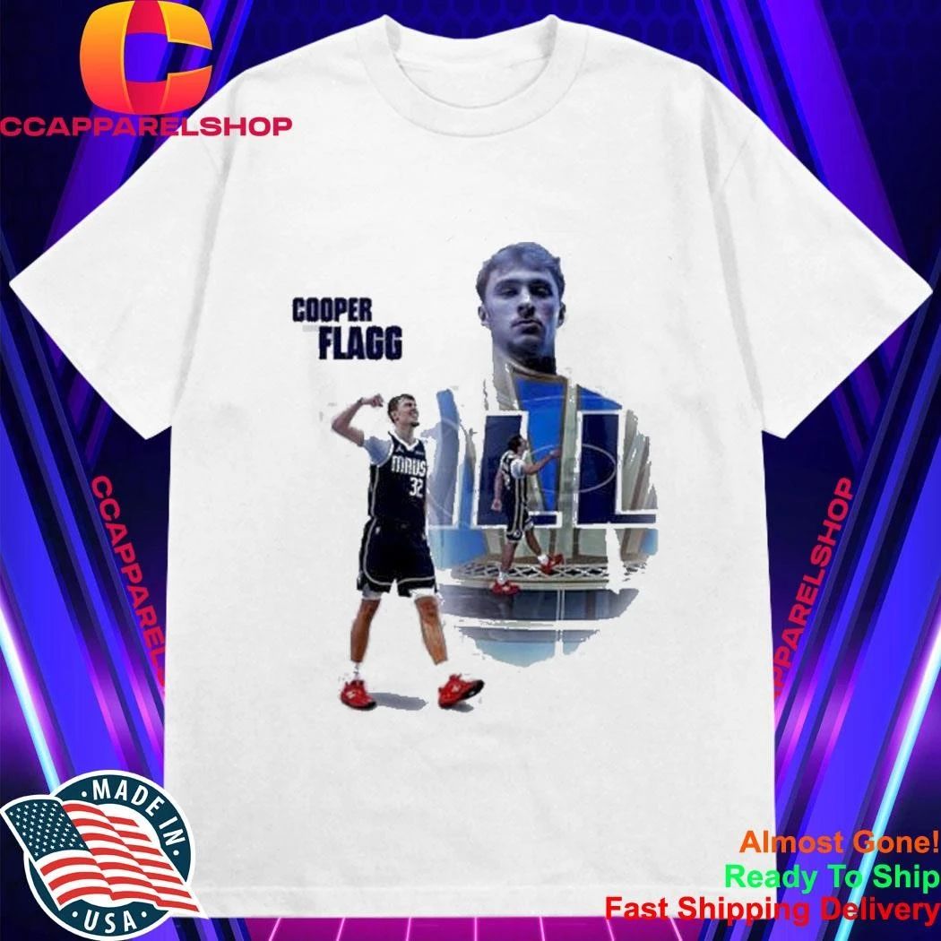 Cooper Flagg Dallas Mavericks jersey NBA Rookie of the Year Shirt