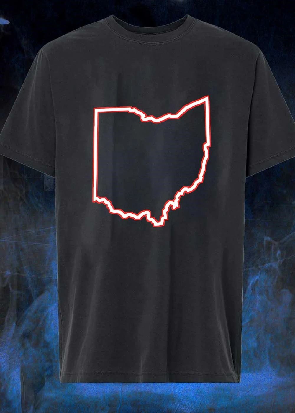 Ohio map simple shirt