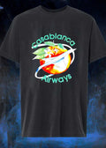 Casablanca Airways Travel Orange Blossom Airplane Shirt