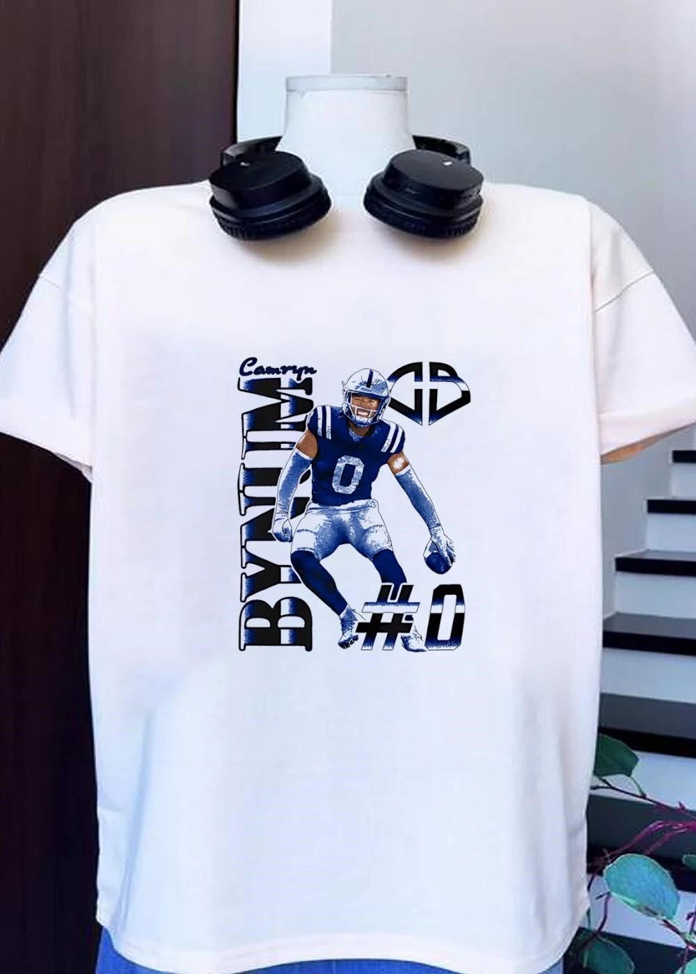 Camryn Bynum DB Colts Number 0 Football Shirt