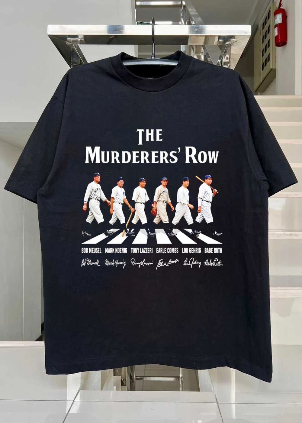 The Murderers Row New York Yankees baseball team players shirt