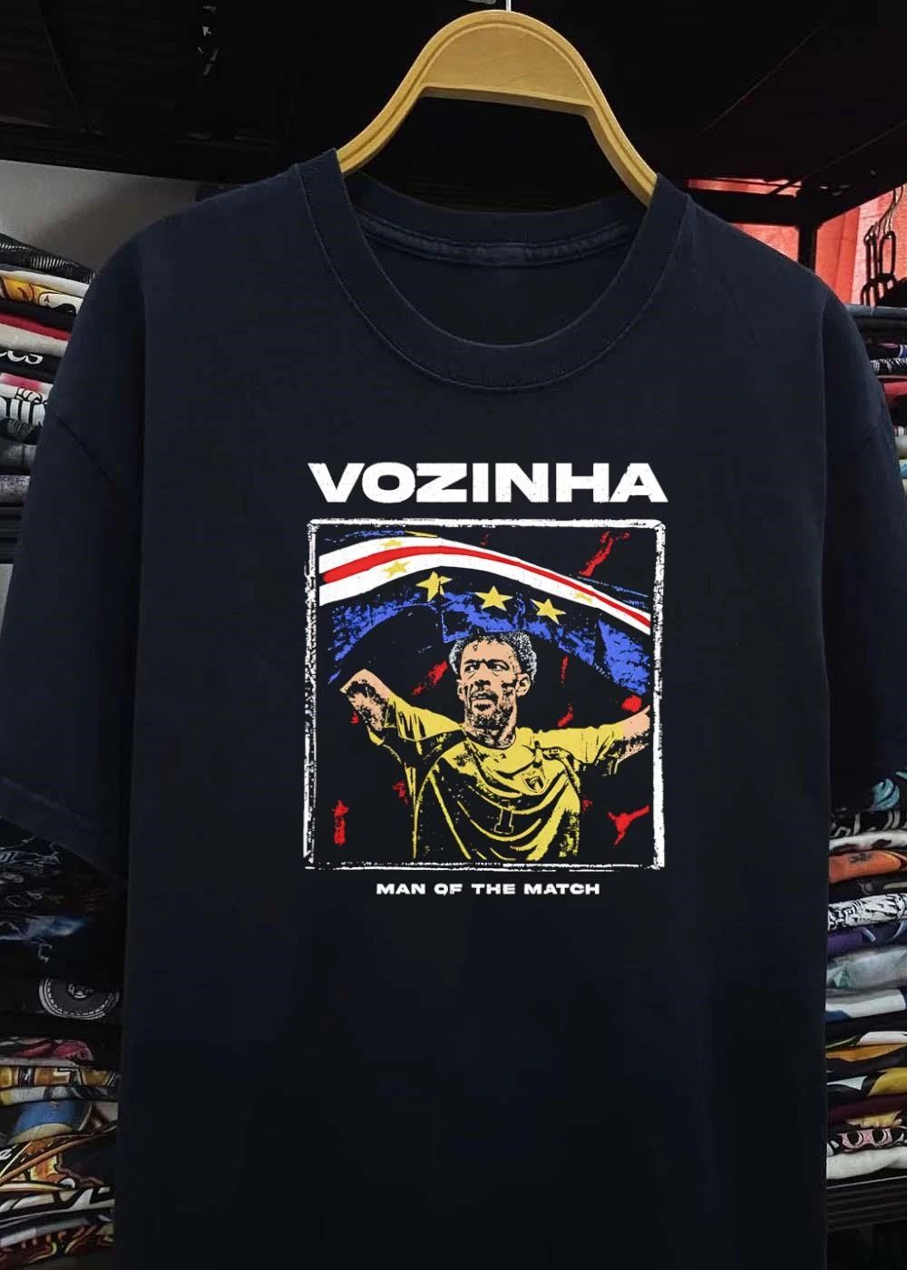 Vozinha Man of the Match Cape Verde Soccer Goalkeeper T-Shirt
