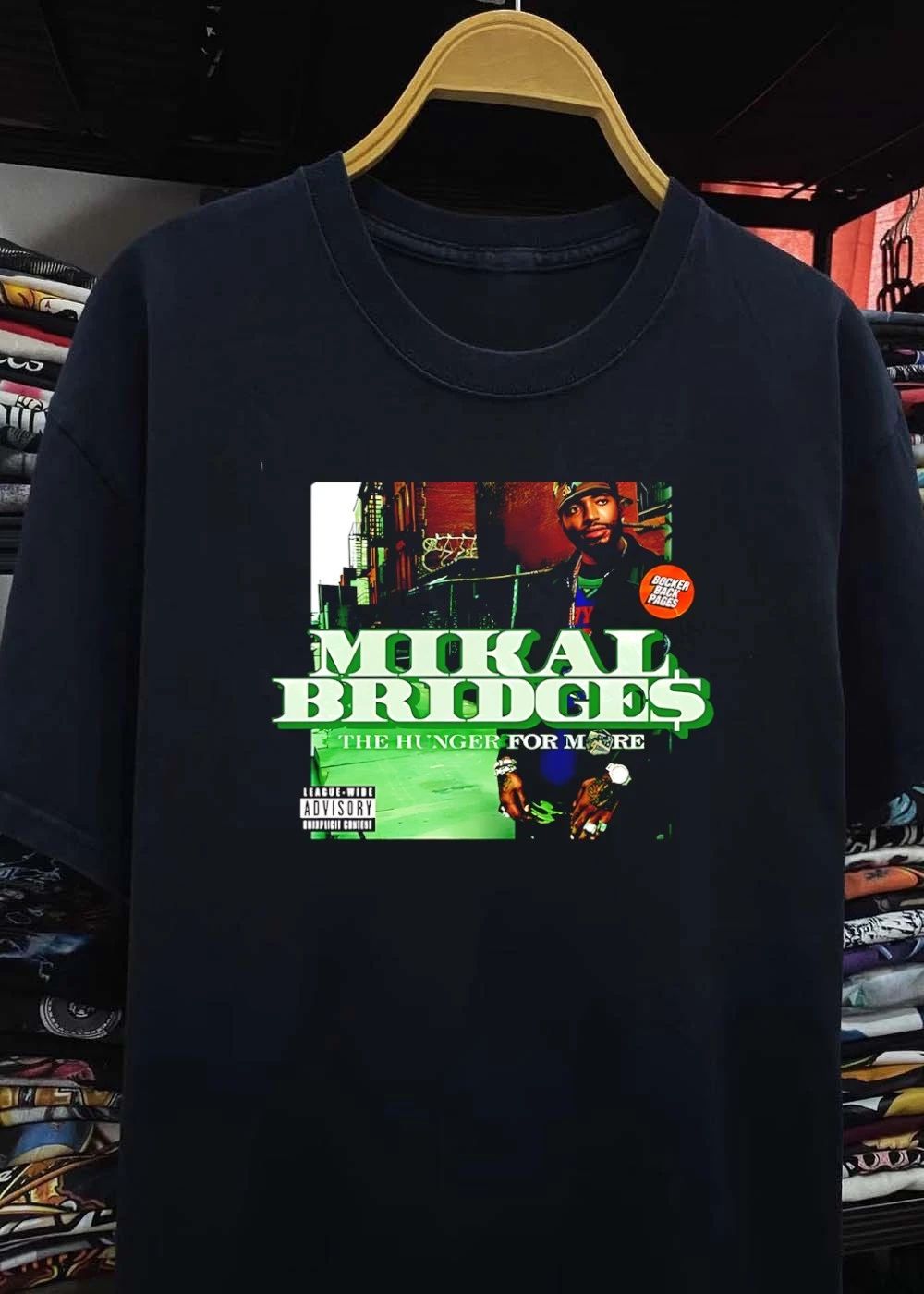 Mikal Bridges The Hunger for More League Wide Advisory Shirt