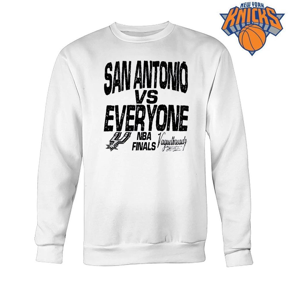 San Antonio Vs Everyone Spurs Basketball Vaguethreadz Vintage Graphic NBA Finals 2026 Shirt